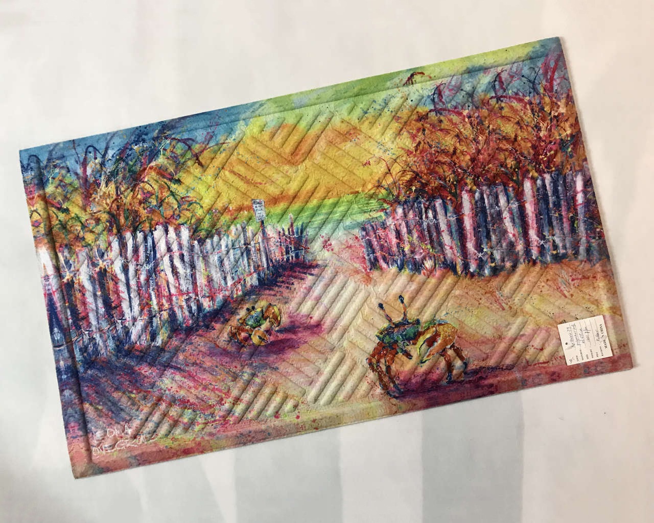 Non-woven Printed Rubber Door Mat #DM0021