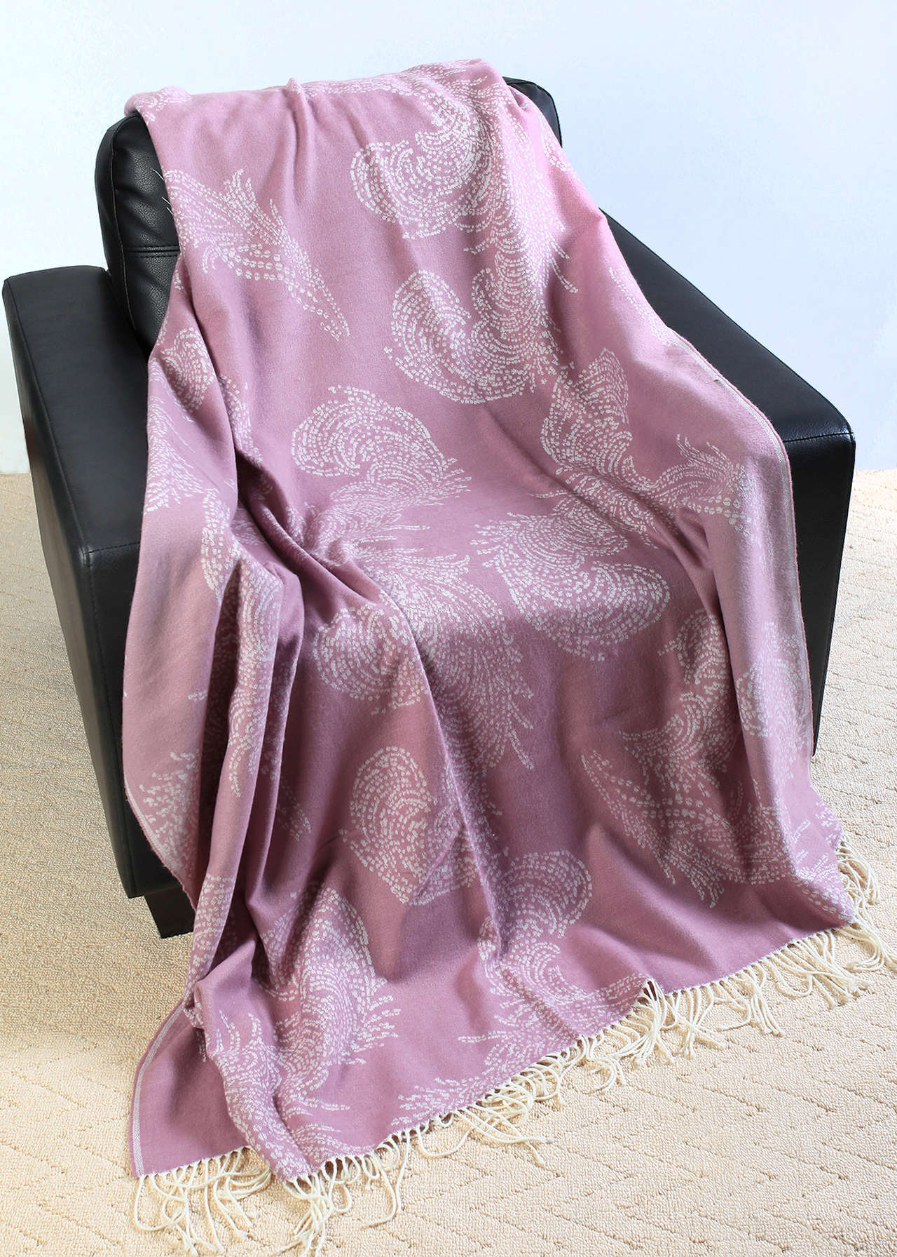 Acrylic Jacquard Shawl #SH0004