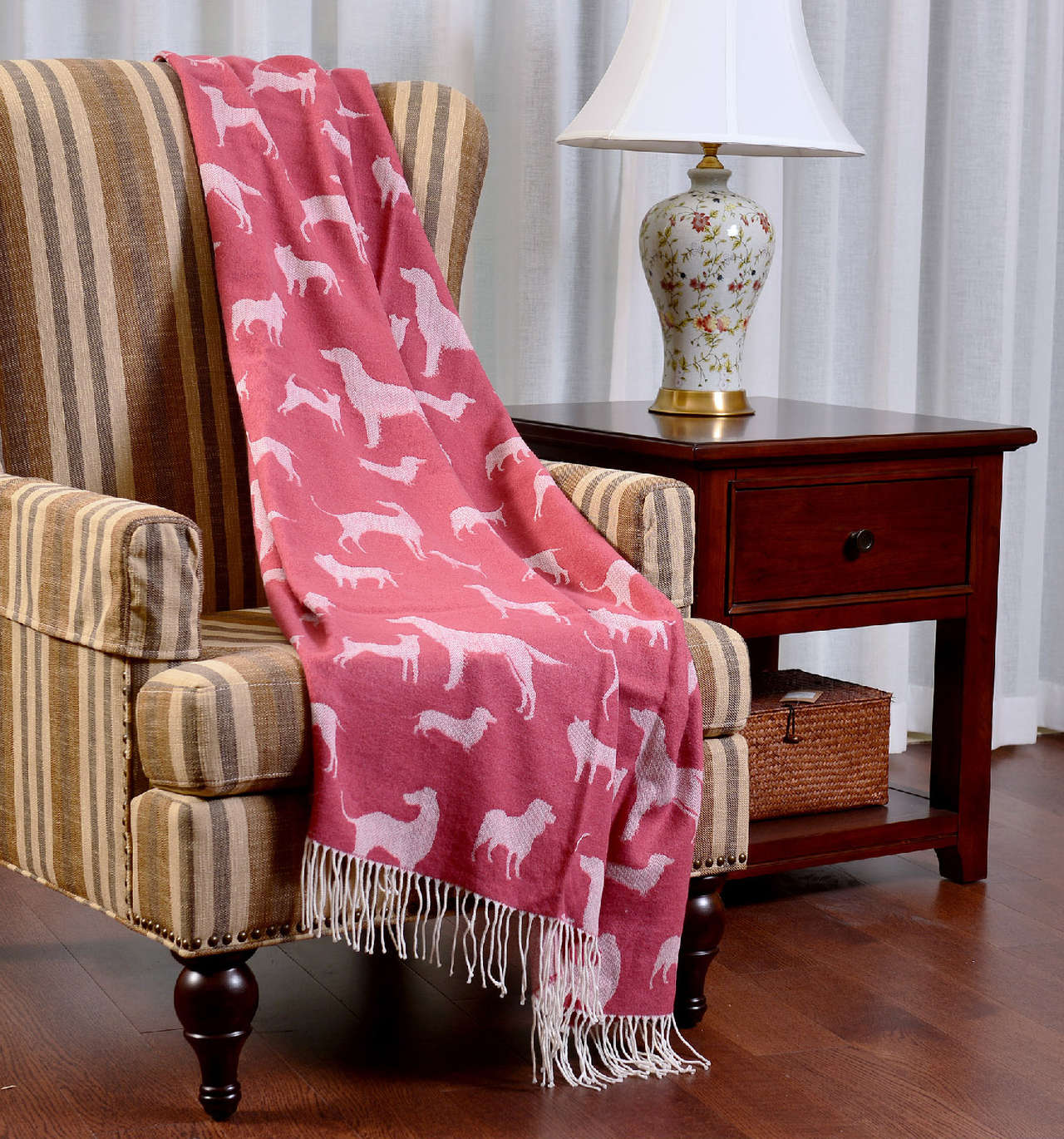 Acrylic Jacquard Shawl #SH0011