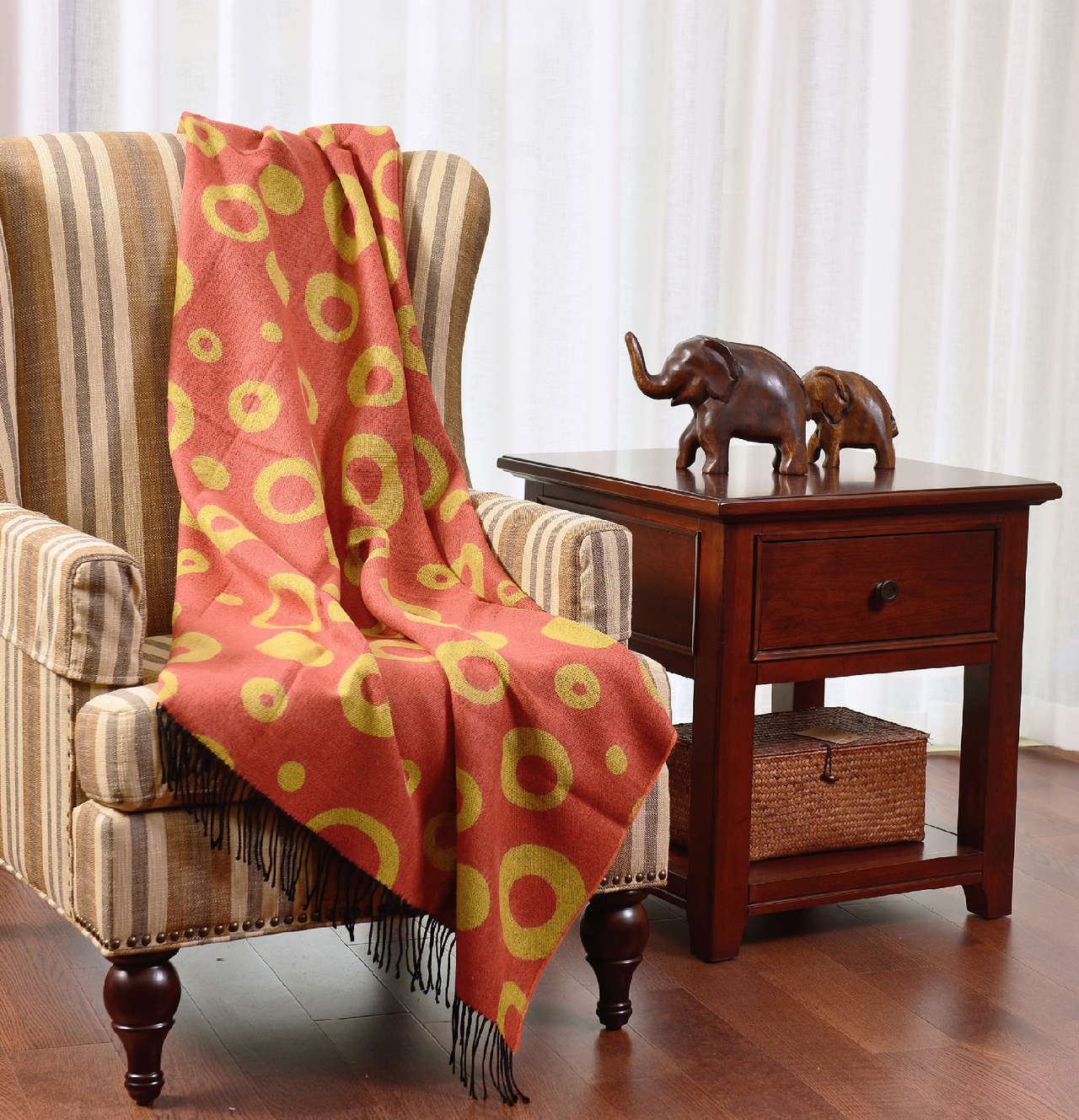 Acrylic Jacquard Shawl #SH0017