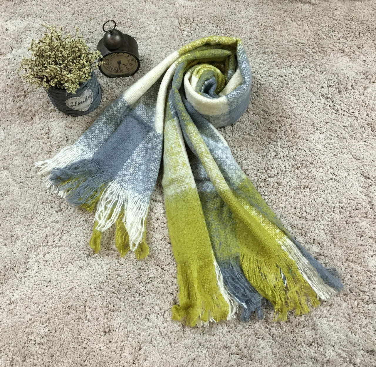 Mohair Acrylic Shawl #SH0400