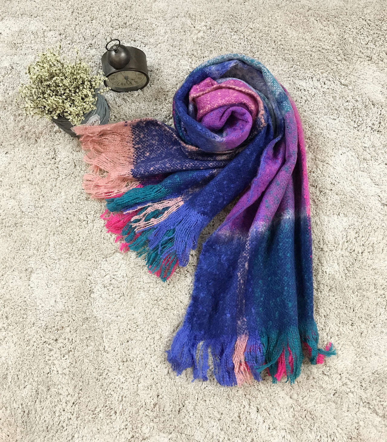 Mohair Acrylic Shawl #SH0403