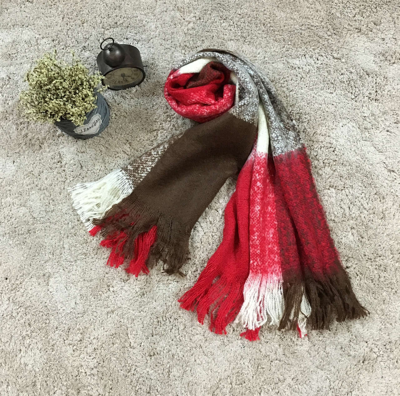 Mohair Acrylic Shawl #SH0405