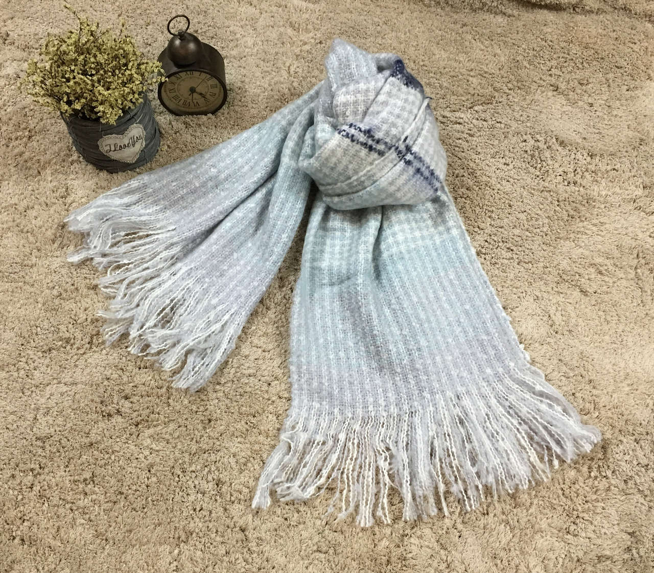 Mohair Acrylic Shawl #SH0407