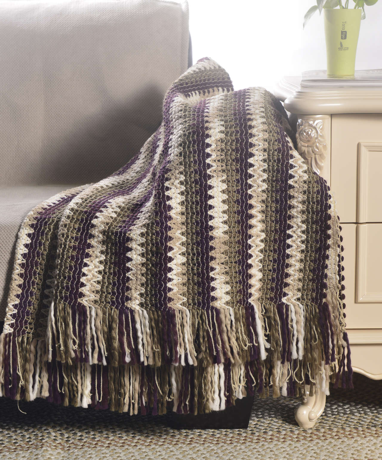 Acrylic Polyline Throw #SH0880