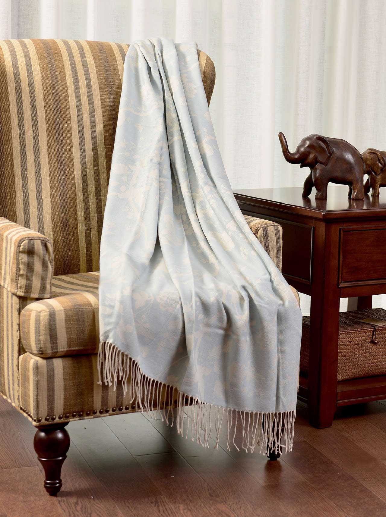 Acrylic Jacquard Shawl #SH0006