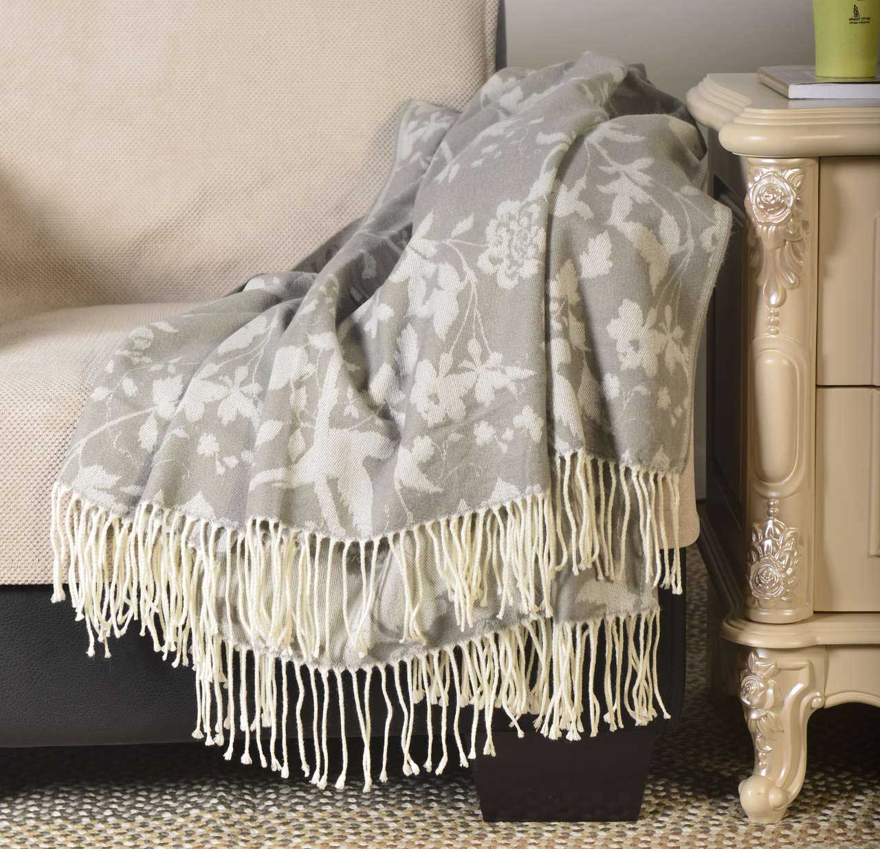 Acrylic Jacquard Shawl #SH0008