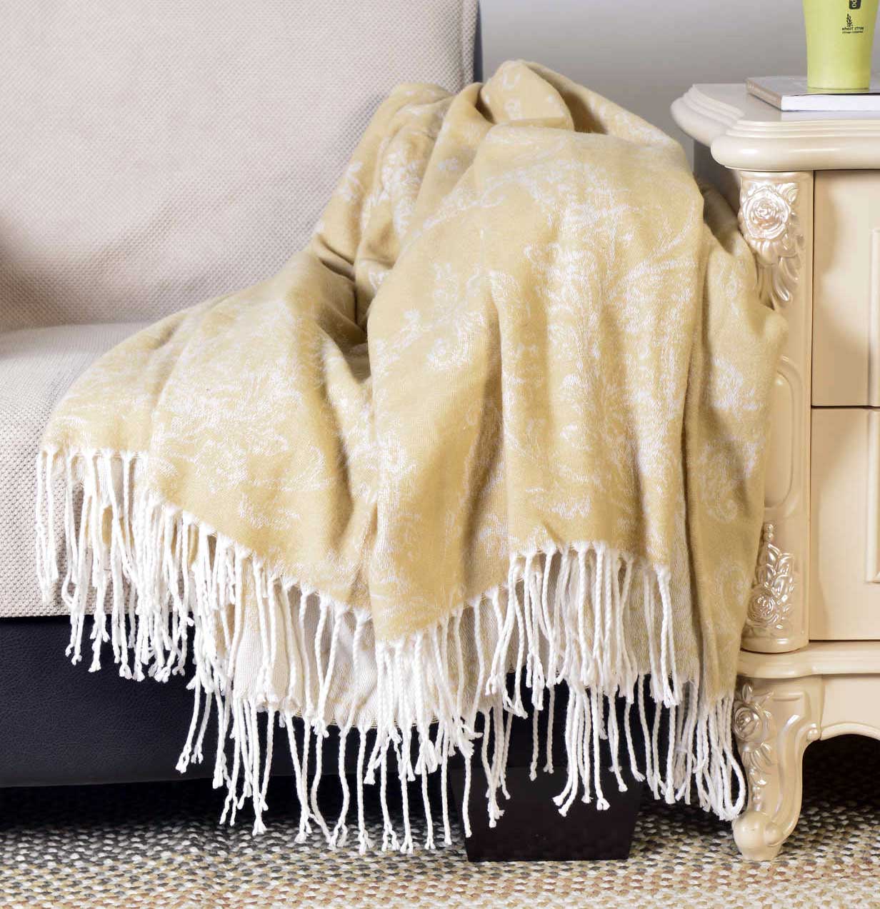 Acrylic Jacquard Shawl #SH0009