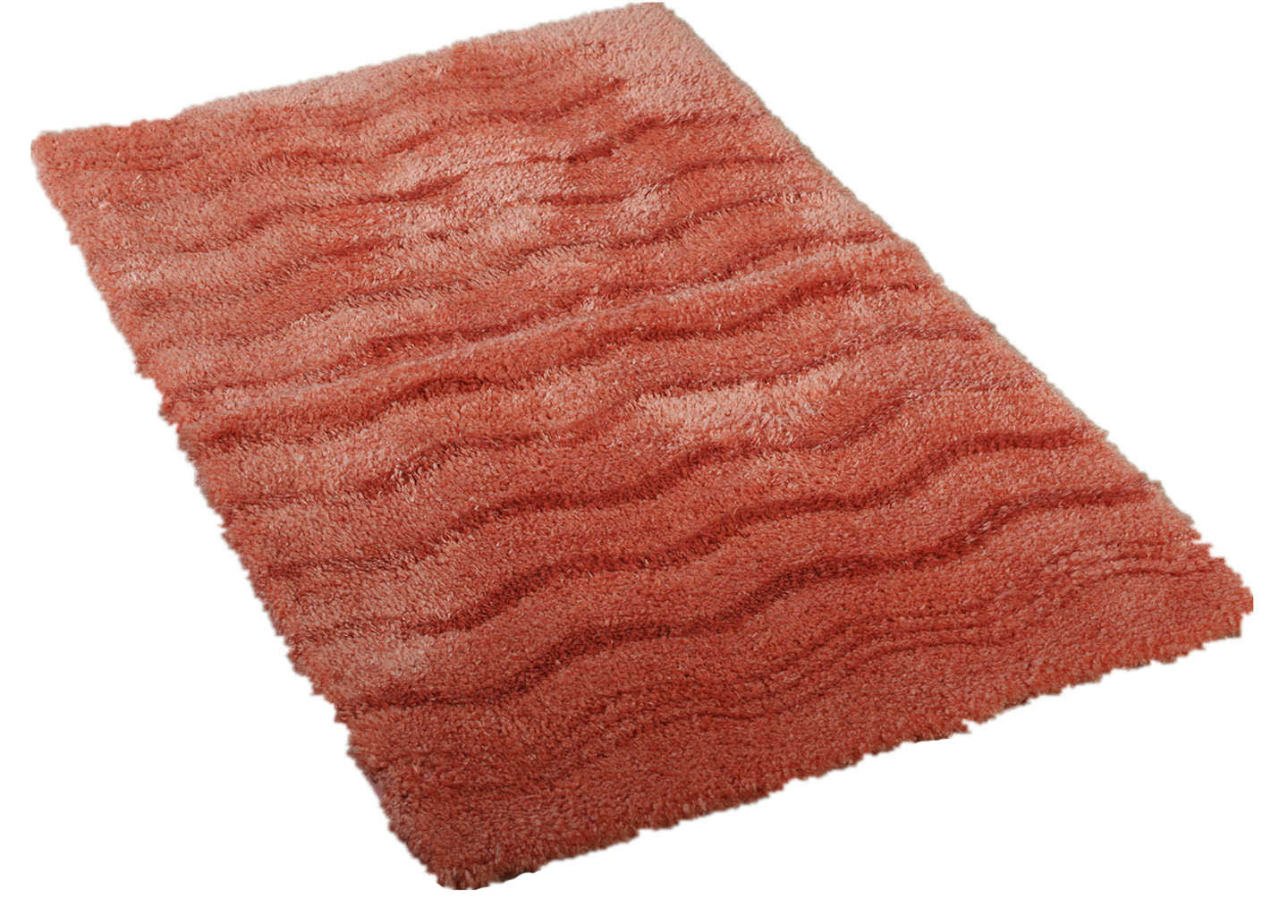 Pearl Yarn Imitation Nylon Wide Corrugated Bath Mat With Latex Backing #BM0032