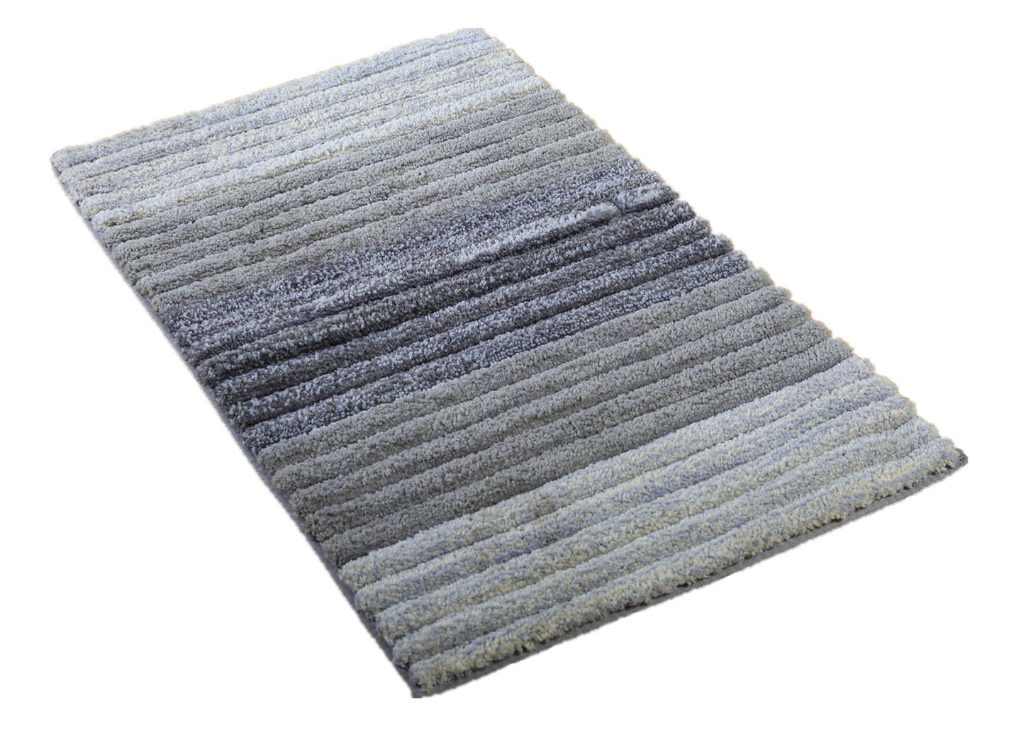 Microfiber 3D Striped Gradient Bath Mat With Latex Backing #BM0034