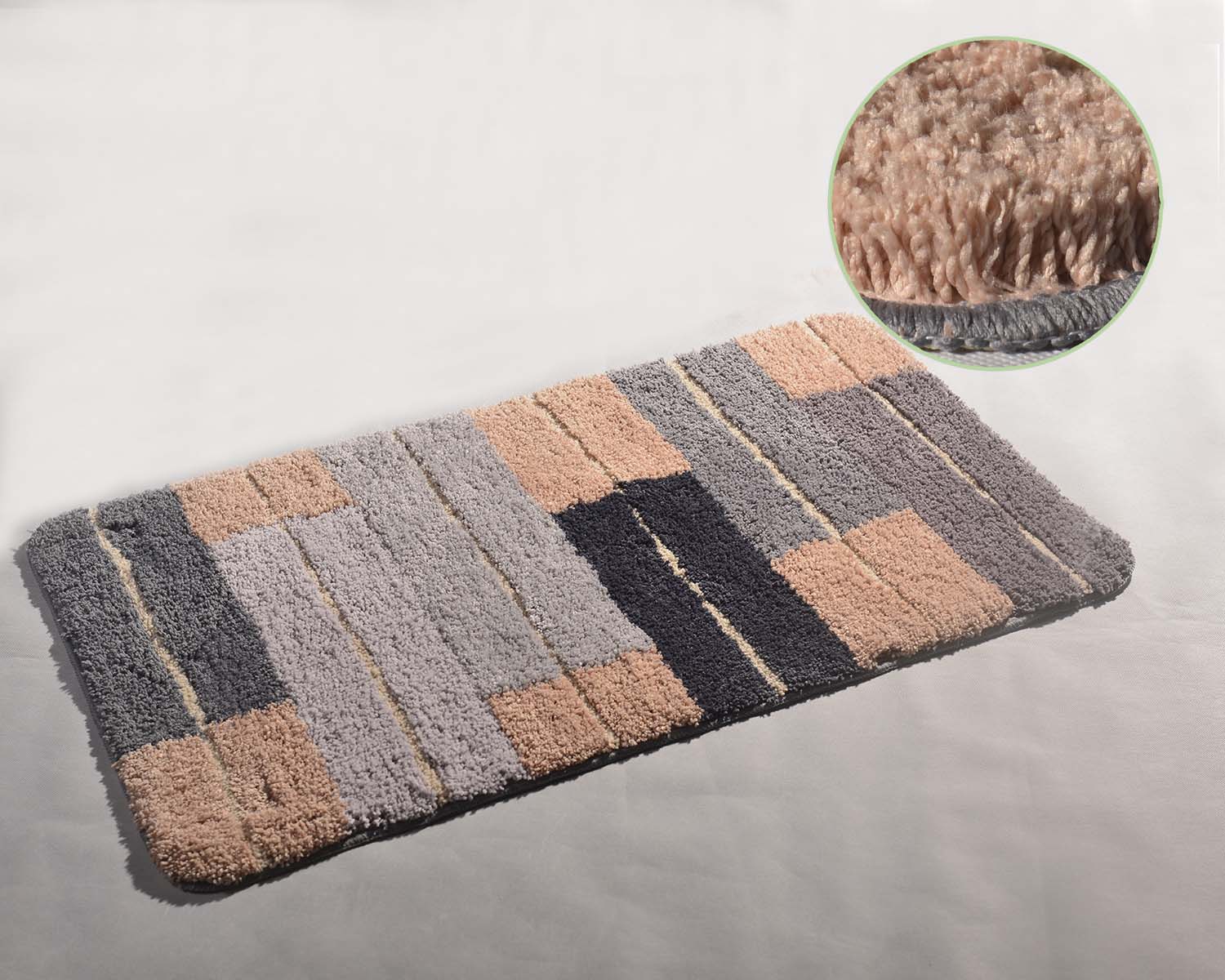 Microfiber Design Bath Mat #BM0054