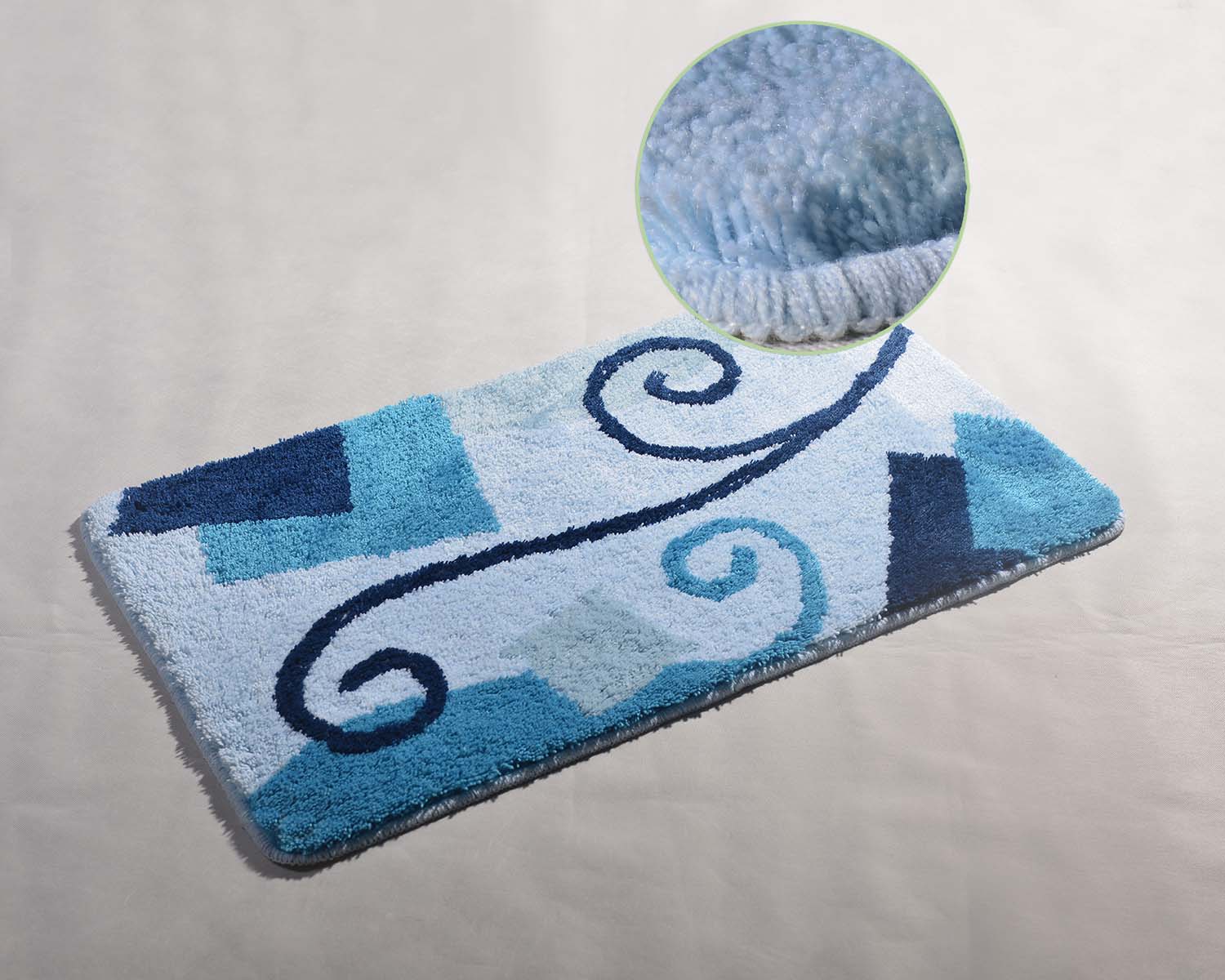 Microfiber Design Bath Mat #BM0059
