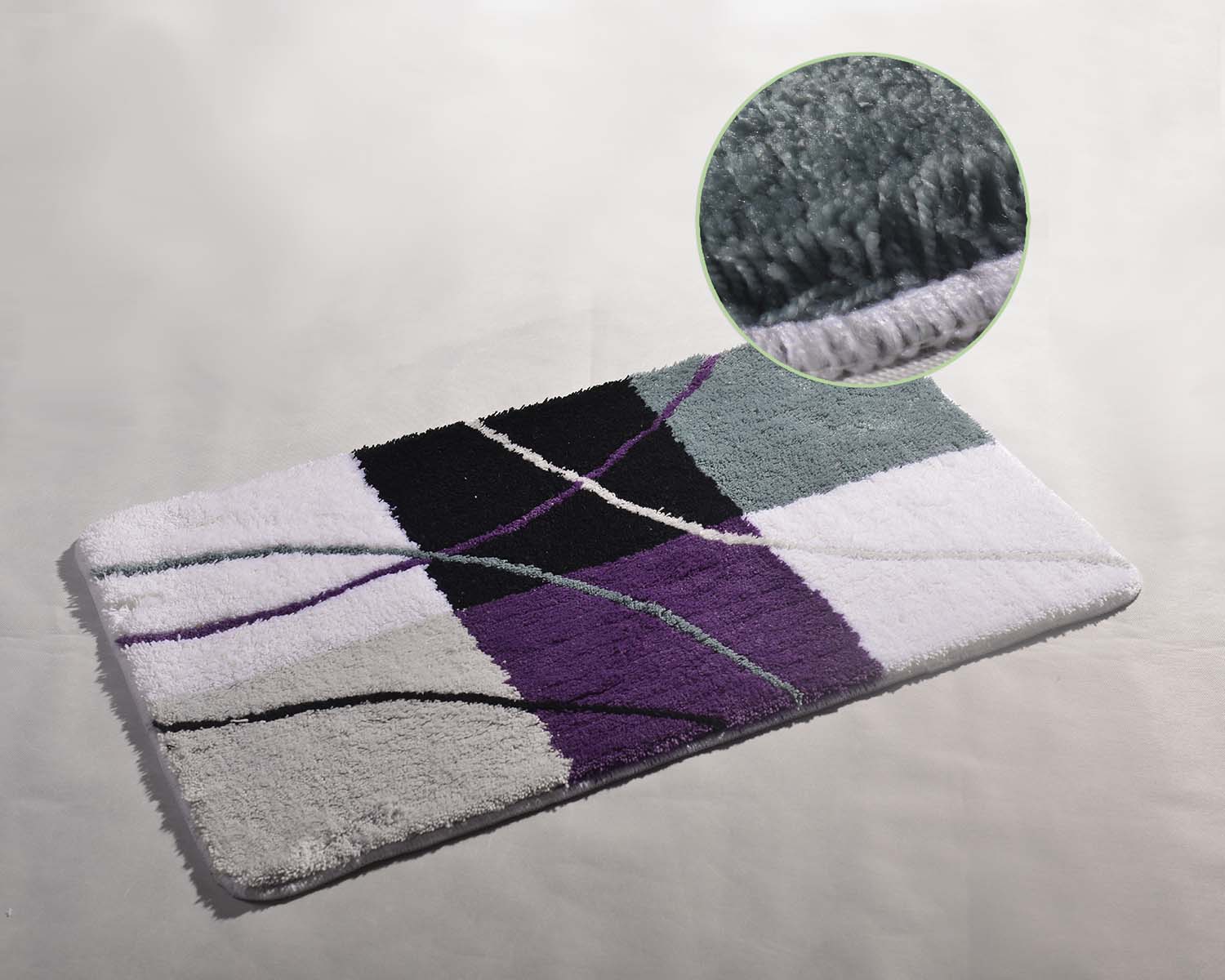 Microfiber Design Bath Mat #BM0061
