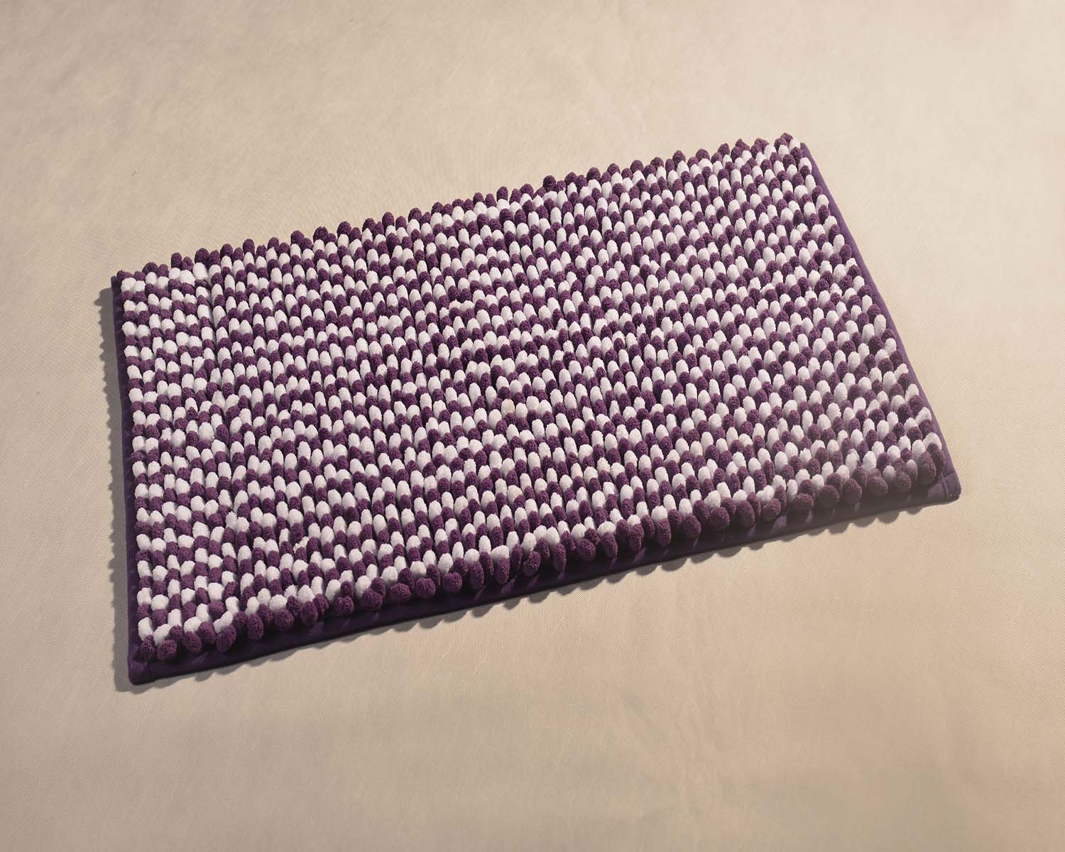 Loop Pile Chenille Stripe Bath Mat #BM0091