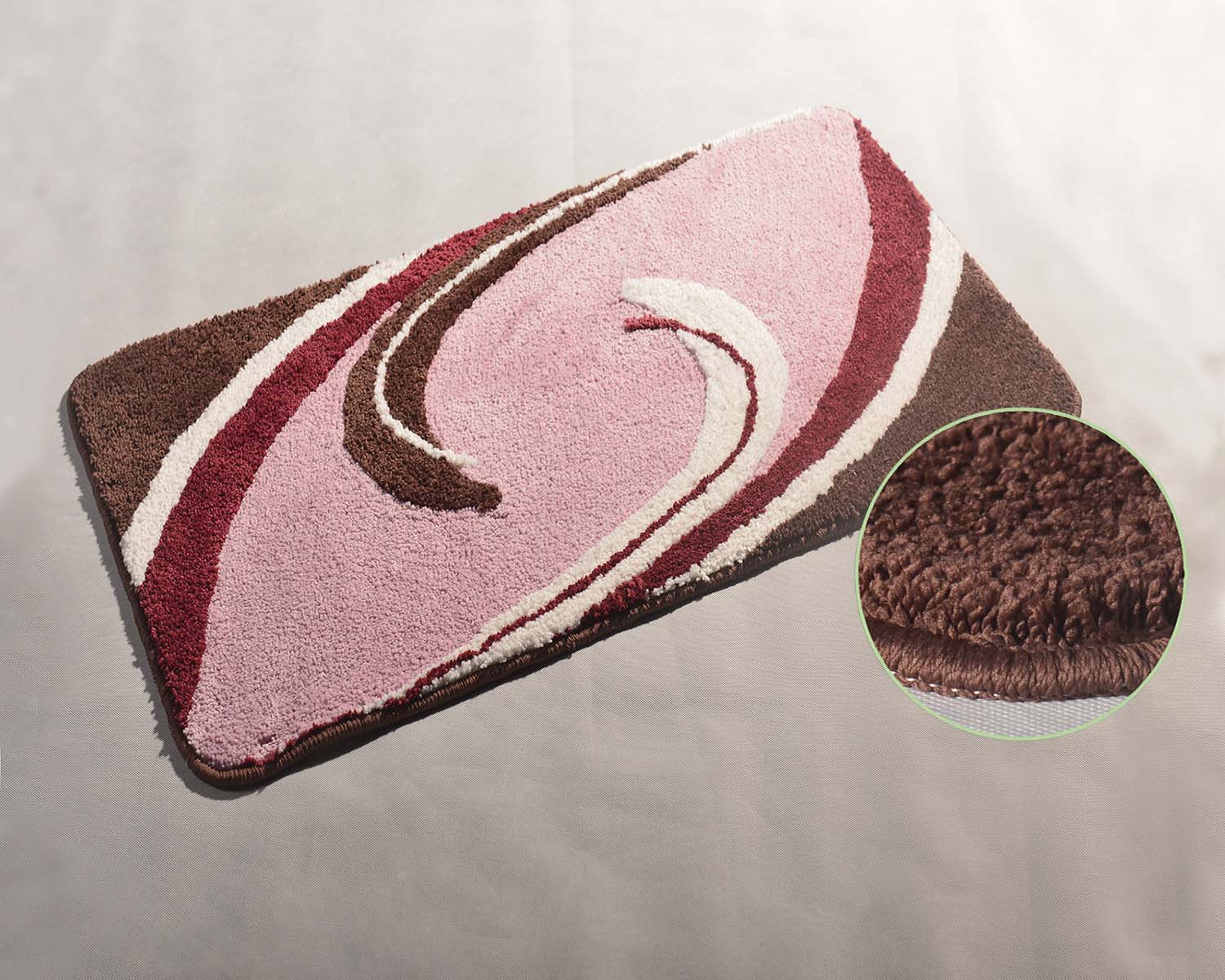 Microfiber Design Bath Mat #BM0052