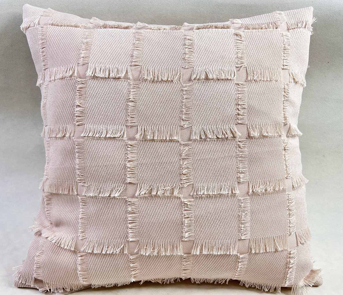 Jacquard Fringe Cushion