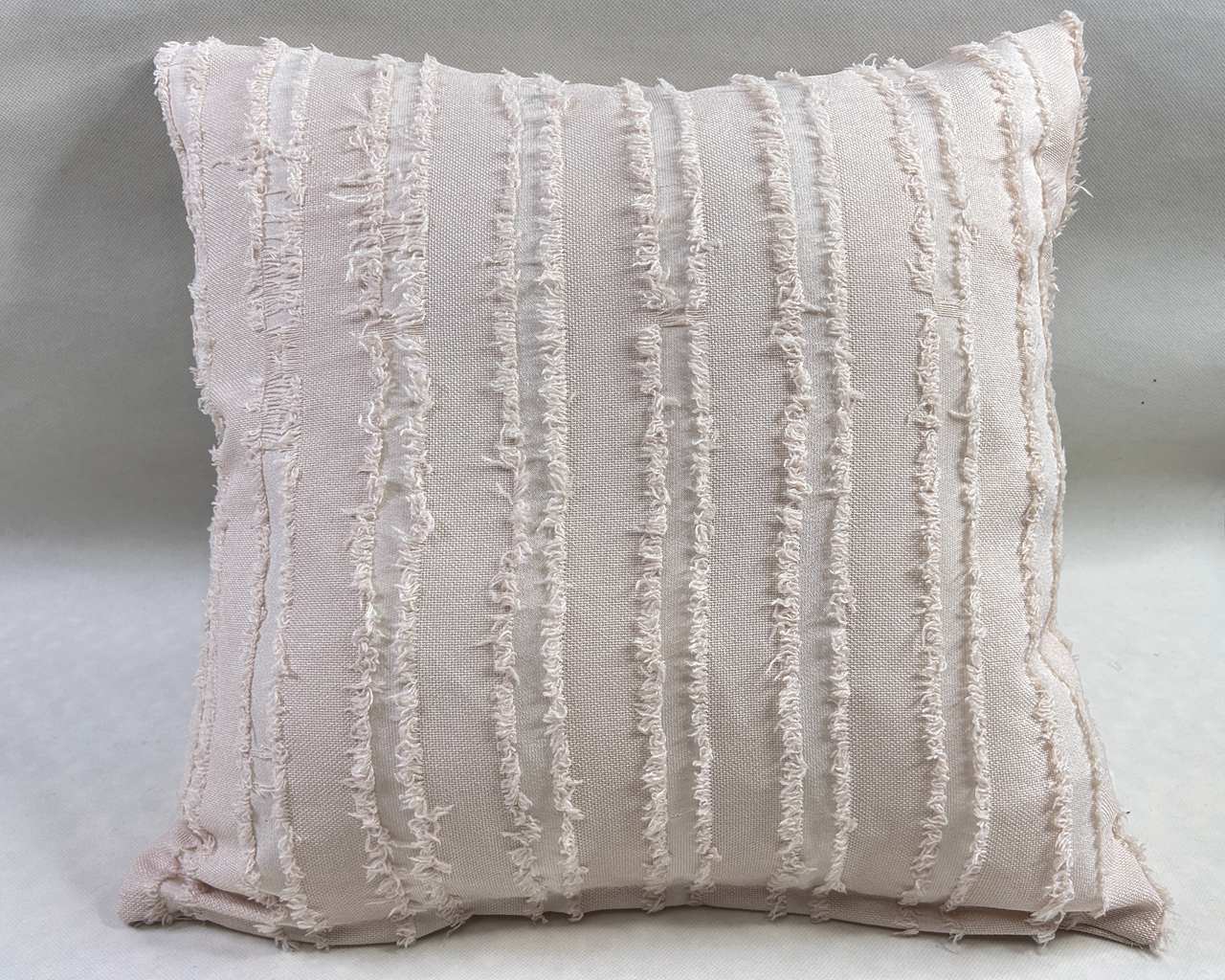 Jacquard Fringe Cushion