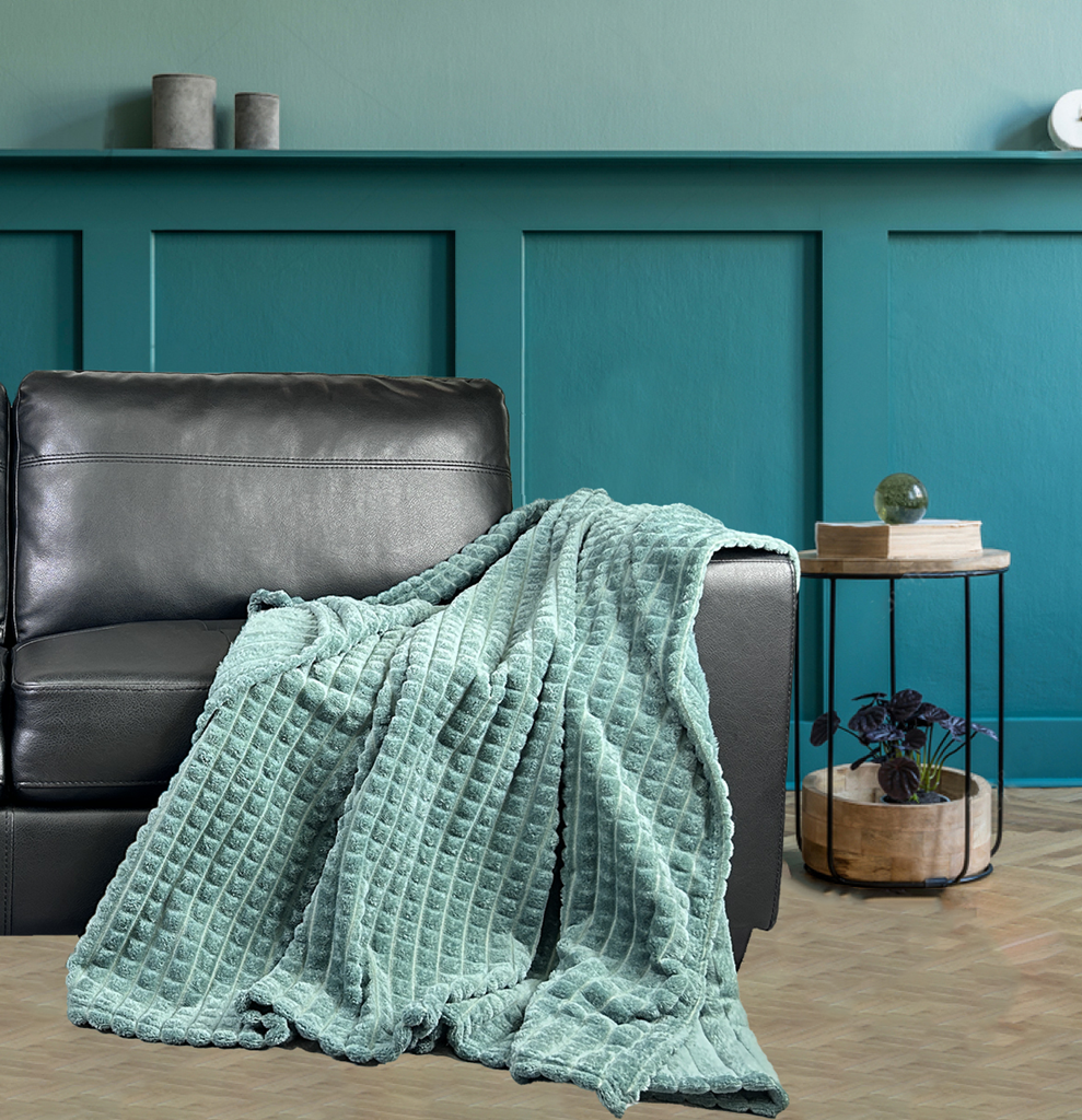 Carved flannel Blanket
