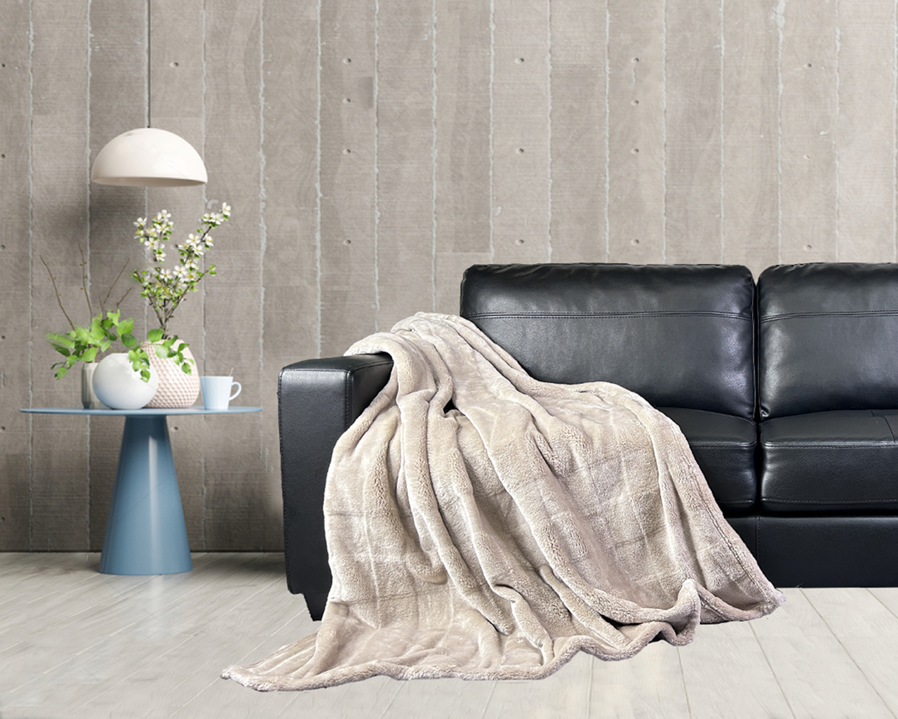 Open-cut Flannel Blanket