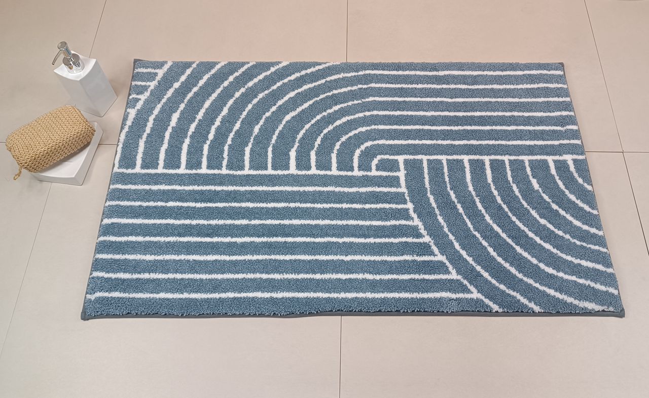 RXHR2400912 Microfiber jacquard bath mat